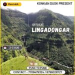Offbeat Lingadongar trek poster with contact details.