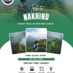 Nakhind trek poster with dates and contact information.