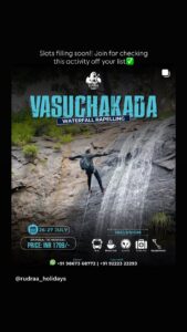 Vasuchakada waterfall rappelling, event details and info