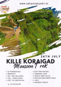 Kille Koraigad trek details and contact information.