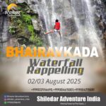 shiledar bhairavkada waterfall rappelling 2nd 3rd agusut