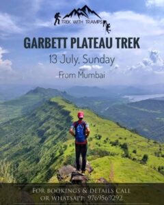 Garbett Plateau Trekking Event, July 13 from Mumbai
