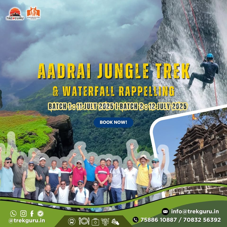 Aadrai Jungle Trek and Waterfall Rappelling in 2025.