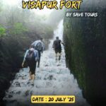 Hiking Visapur Fort, July 20, contact 8655563635.