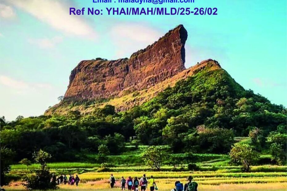 Youth hostels quarterly circular with scenic landscape.
