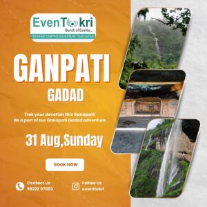 Ganpati Gadad trek adventure, August 31st event.