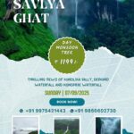 Savlya Ghat trek with waterfalls, September 2025.