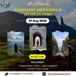 Naneght trek and Jivdhan Fort adventure promotion, August 2025.