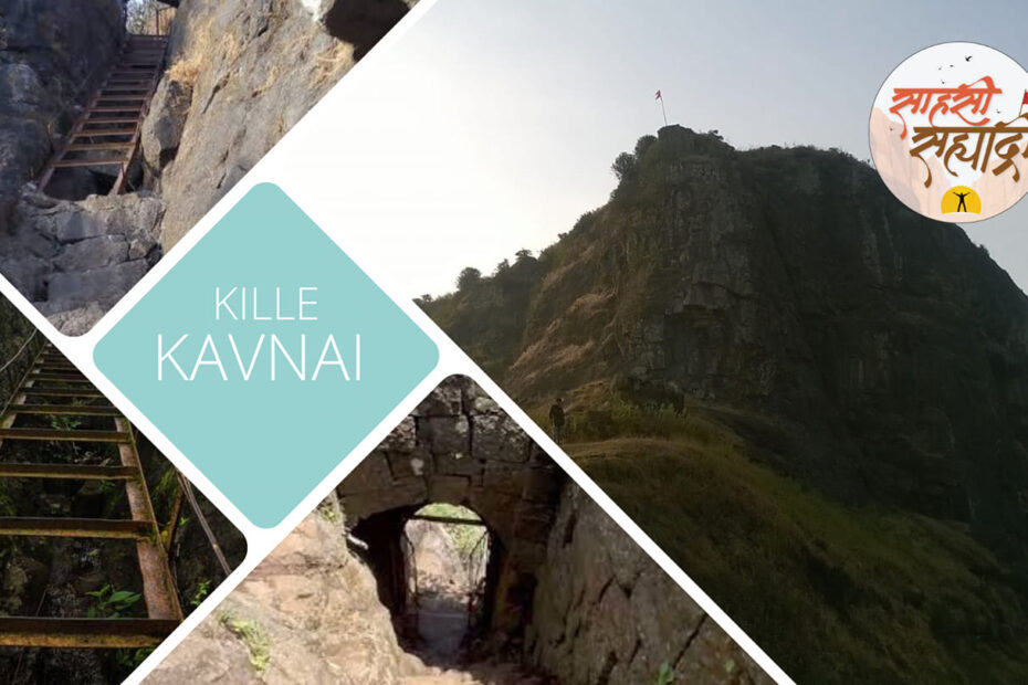 Kille Kavnai fort landscape and trekking route.