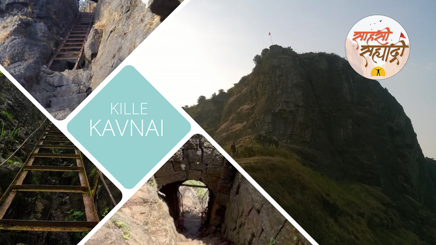 Kille Kavnai fort landscape and trekking route.