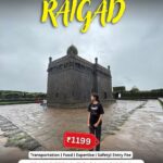 Raigad tour promotion with package details and contact info.