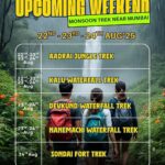Mumbai weekend monsoon treks in August 2025.