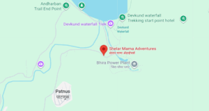 Map showing Shelar Mama Adventures location.