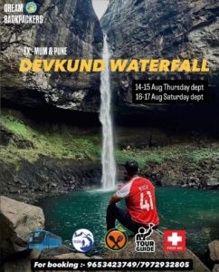 Devkund Waterfall tour with Dream Backpackers.