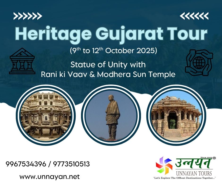 gujarat tour Heritage Gujarat tour: Statue of Unity, Rani ki Vaav.