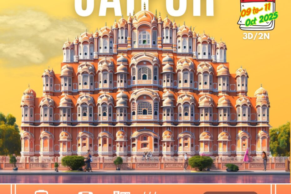 Backpacking trip to Jaipur, October 2023.