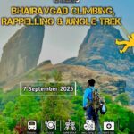 Bhairavgad climbing and trekking event on September 2025.
