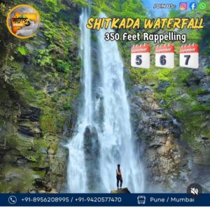 Shitkada Waterfall rappelling event in September.