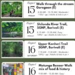 August hiking events and walks in Mumbai Musafir calendar.