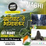 nashik naneghat to bhimashankar nabhi range trek 15th 16th aug