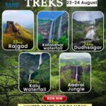 Weekend treks to Rajgad, Kataldhar, Dudhsagar, India