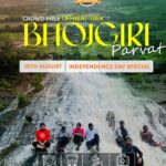 Bhojgiri Parvat trek flyer, Independence Day special.