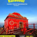 Kalsubai temple, highest Maharashtra peak trek poster.