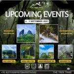 Upcoming trekking events by The Trek Tribe, September 2025.