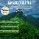 Takmak Fort Trek, monsoon adventure in Virar, India.
