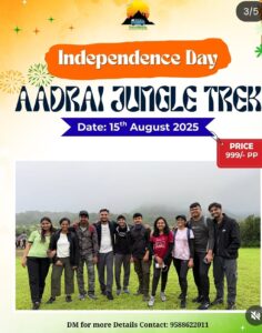 Aadrai Jungle Trek, Independence Day, August 15, 2025.