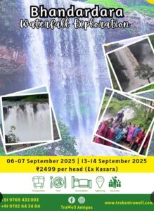 Bhandardara waterfall exploration event September 2025 details