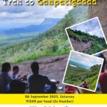 Scenic trek to Ganpatigad fort adventure.