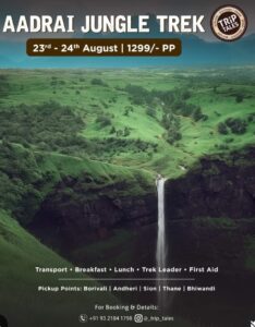 Aadrai Jungle Trek event details and contact information.
