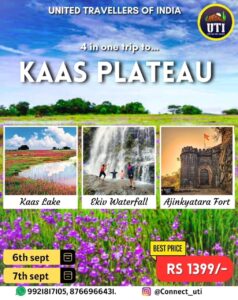 Explore Kaas Plateau: lake, waterfall, fort adventure.