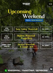 Weekend treks from Mumbai: waterfalls and jungles.