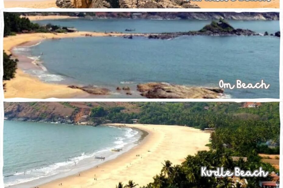 Beach hopping: Paradise, Om, and Kudle beaches in India.