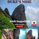 Duke's Nose rappelling event on September 14.