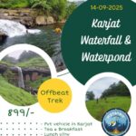 offbeat waterfall & waterpond special trek with m3 yatrik adventures 14th sept
