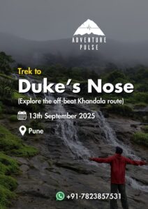 Duke's Nose trekking event, September 2025, Pune