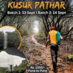 Hiking tour in Kusur Pathar, Pune forest trail.