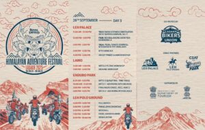 Himalayan Adventure Festival schedule for September 28, 2025.