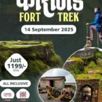 Korigad Fort Trek advertisement for September 14, 2025