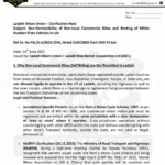 Ladakh bans non-local commercial bikes, legal clarifications provided.