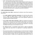 Document discussing legality of motorcycle rentals in Ladakh.