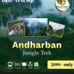 Andharban Jungle Trek poster, September dates, contact info.