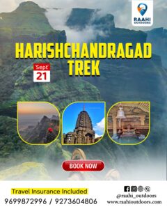 Harishchandragad Trek event with travel insurance options.
