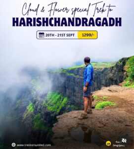 Scenic trek to Harishchandragadh in September