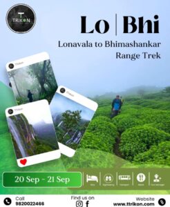 Lonavala to Bhimashankar trek with stunning views.