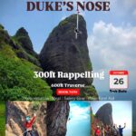 Duke's Nose rappelling adventure, trek on October 26.