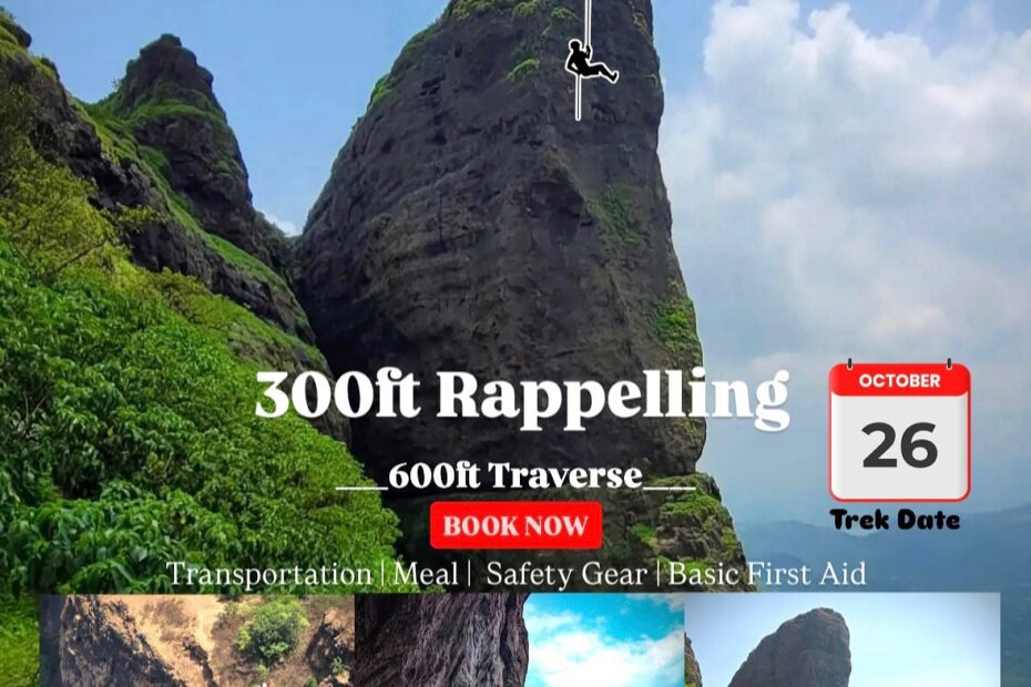 Duke's Nose rappelling adventure, trek on October 26.